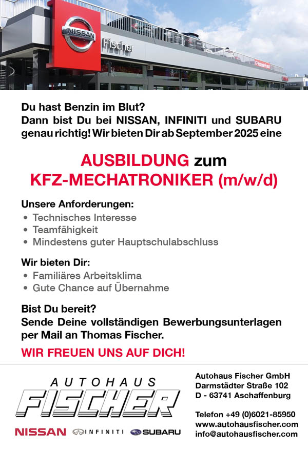 Ausbildung zum KFZ-Mechatroniker